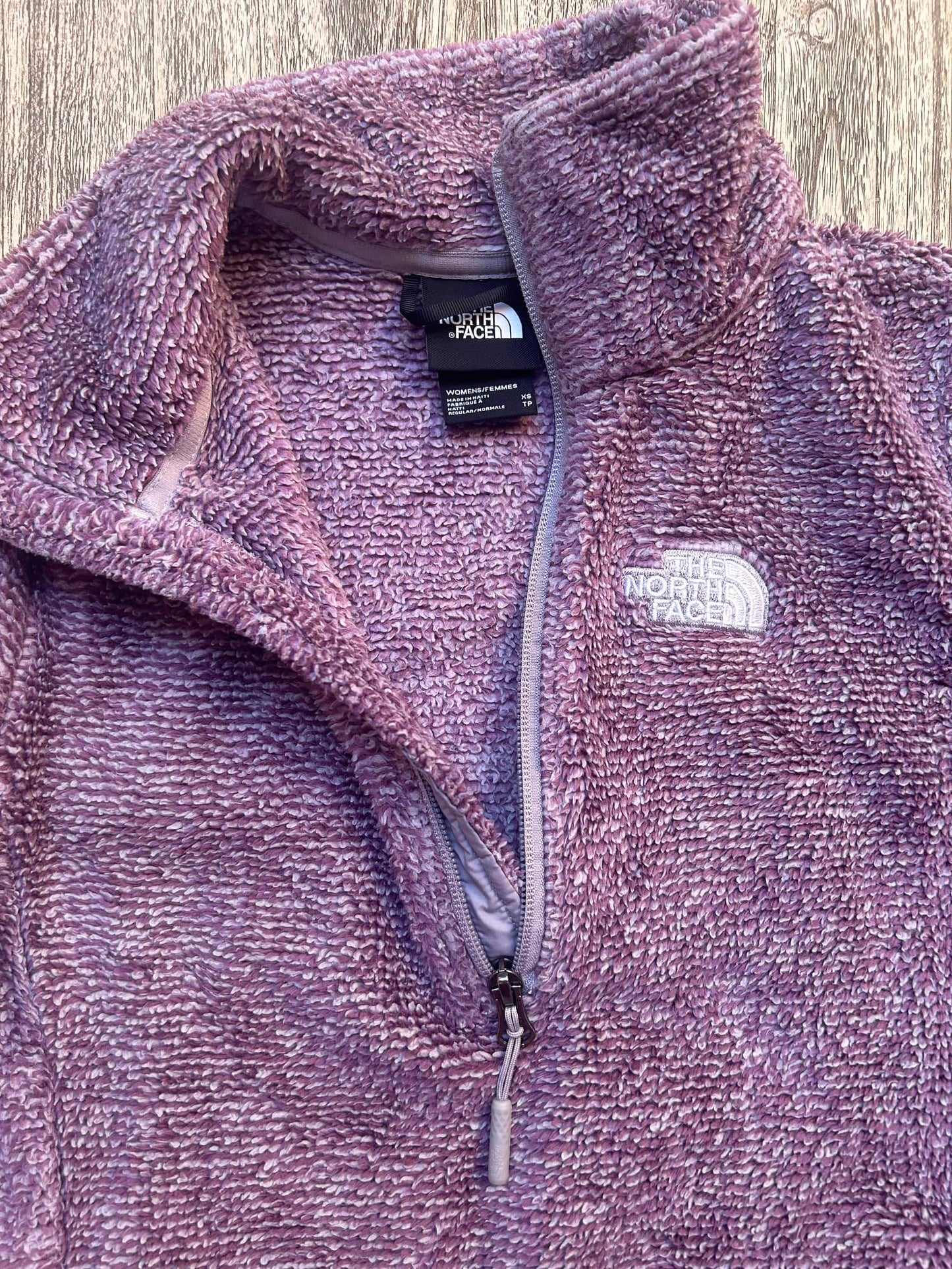 Purple North Face Pull-over (pre-loved) Size Adult XS