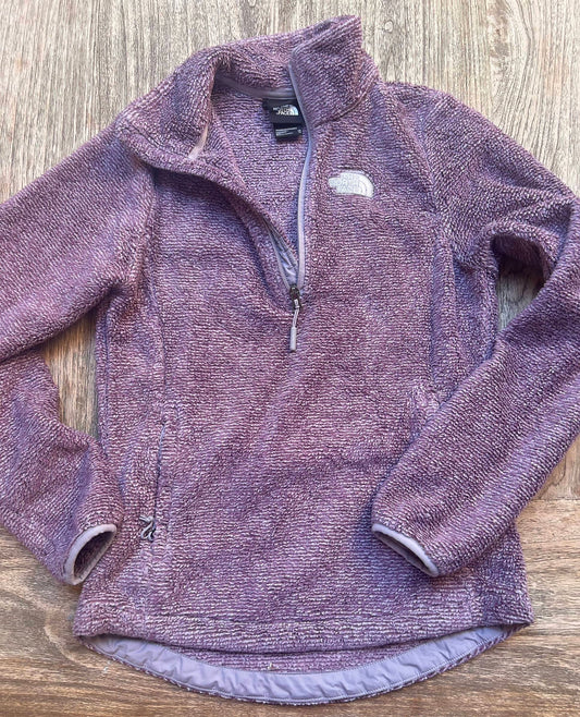 Purple North Face Pull-over (pre-loved) Size Adult XS