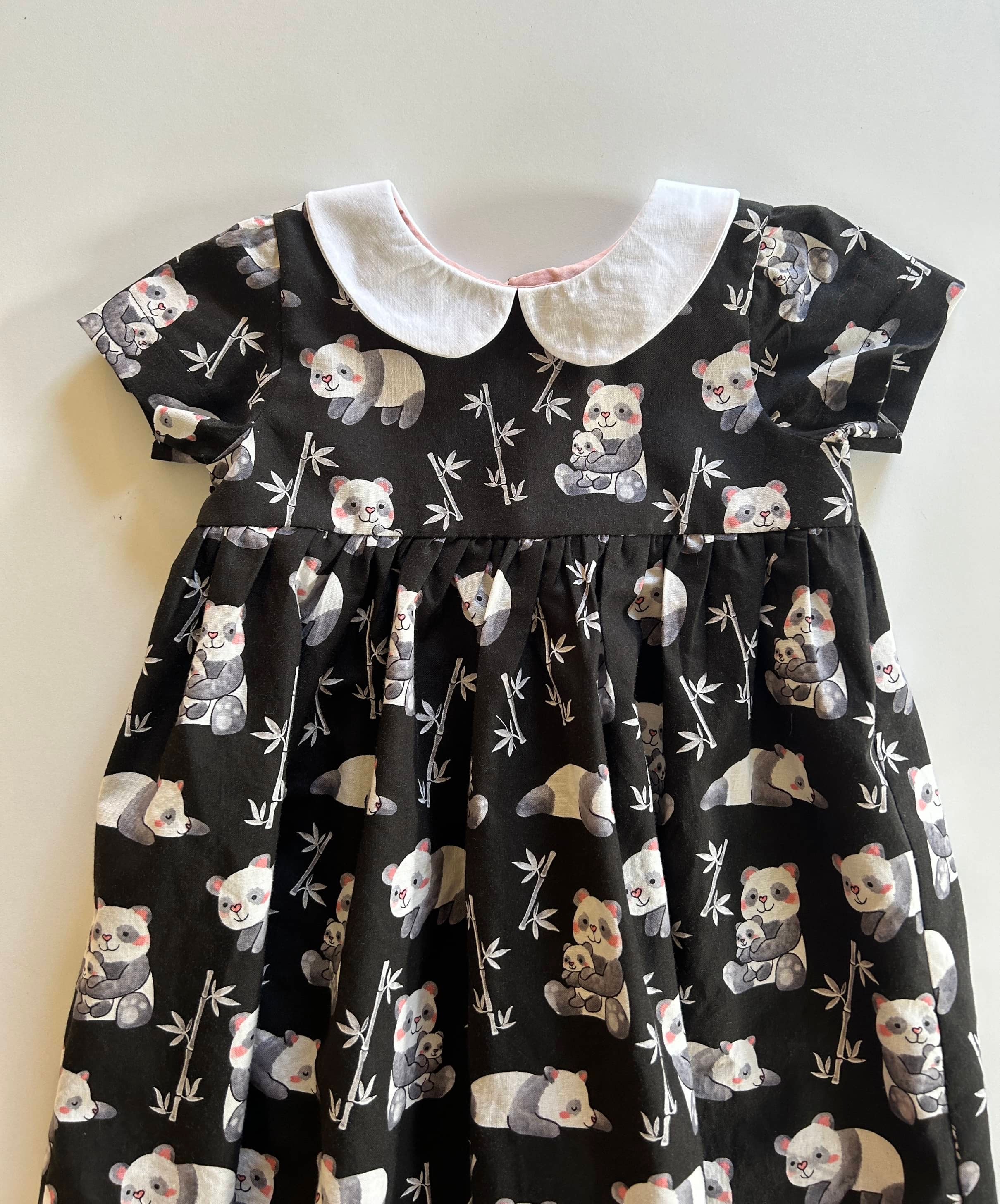 Black and White Panda Dress (MADE TO ORDER)