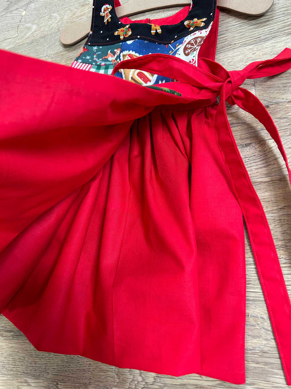Holiday Patchwork Pinafore (Sample) Size 3t