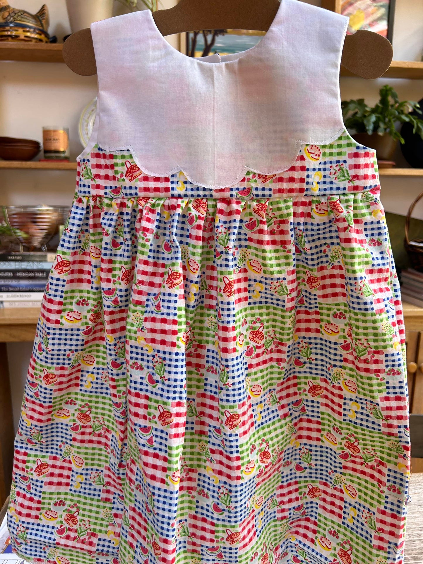 Picnic Dress - Red, White & Blue (SAMPLE) Size 4t