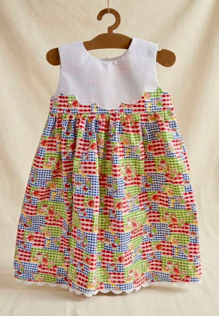 Red Picnic Plaid Summer Dress | Made to Order