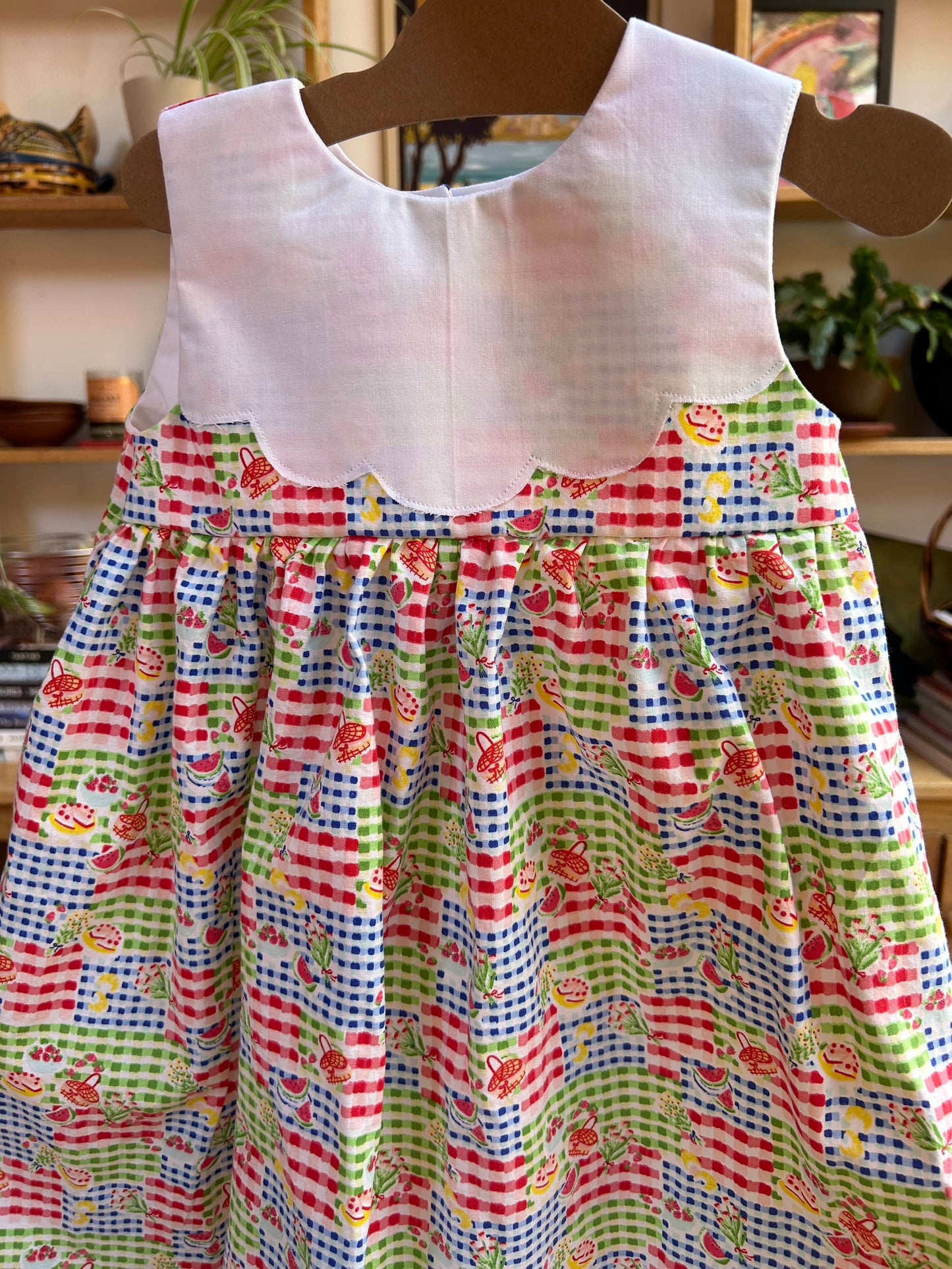 Picnic Dress - Red, White & Blue (SAMPLE) Size 4t