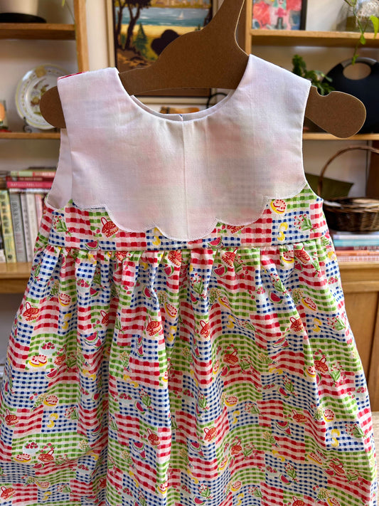 Picnic Dress - Red, White & Blue (SAMPLE) Size 4t