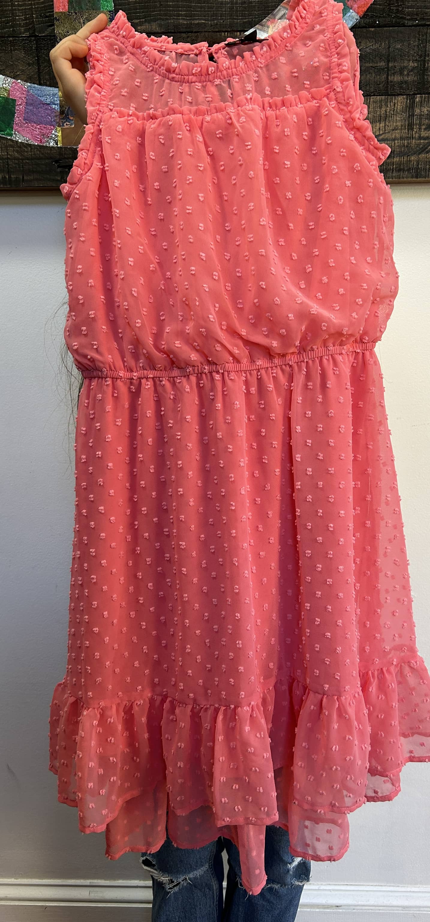 Pink Hi-Low Dress (Pre-Loved) Size 14 - Ava & Yelly