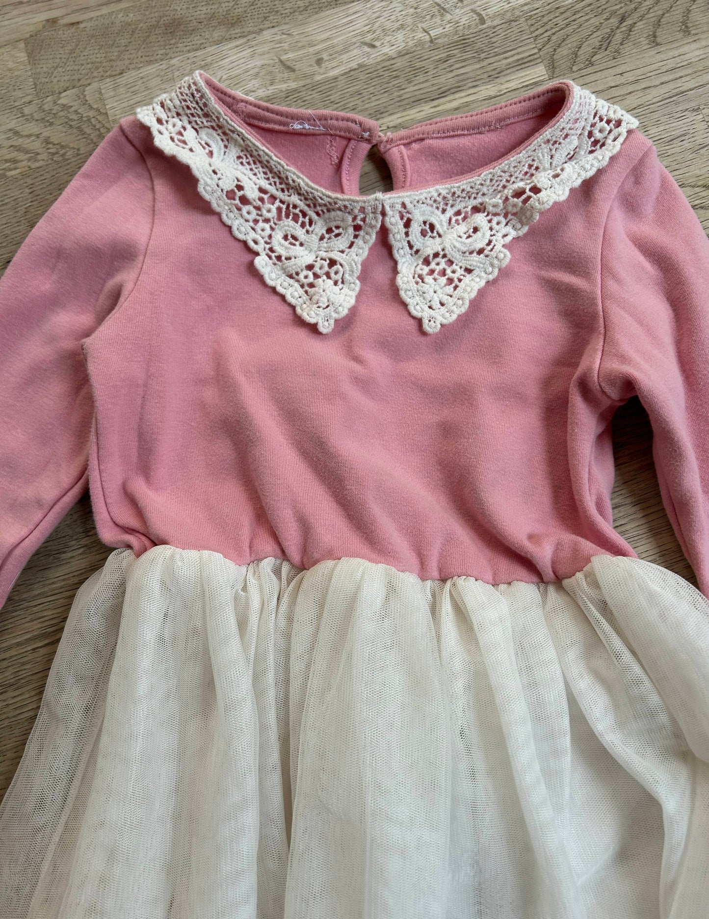 Pink Collared Dress (Pre-Loved) Size 4/5t (Repair Shop)