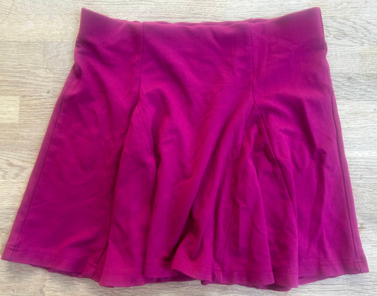 Magenta Knit Skirt (Pre-Loved) Size XS Teen/Adult - Forever 21