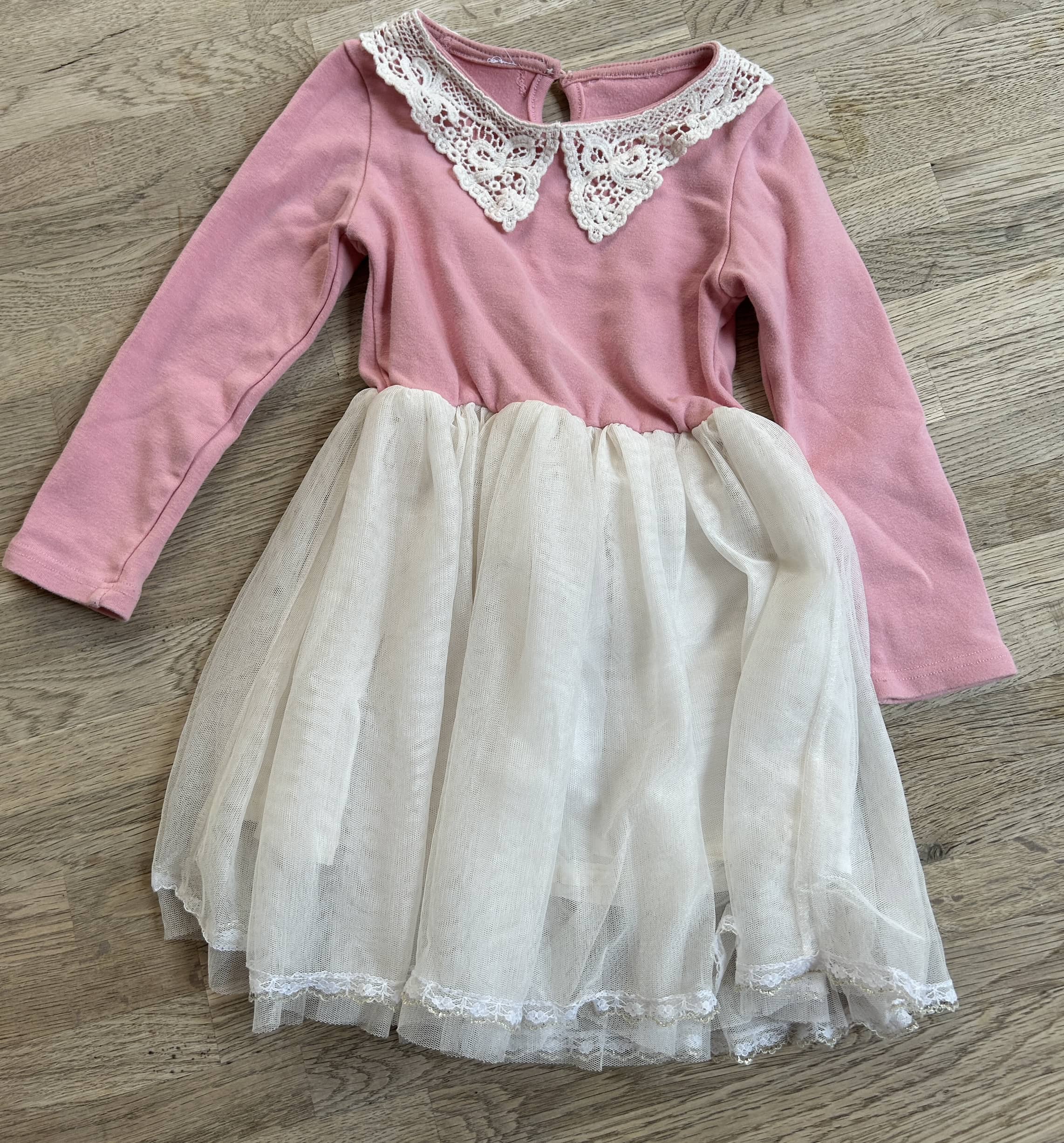 Pink Collared Dress (Pre-Loved) Size 4/5t (Repair Shop)