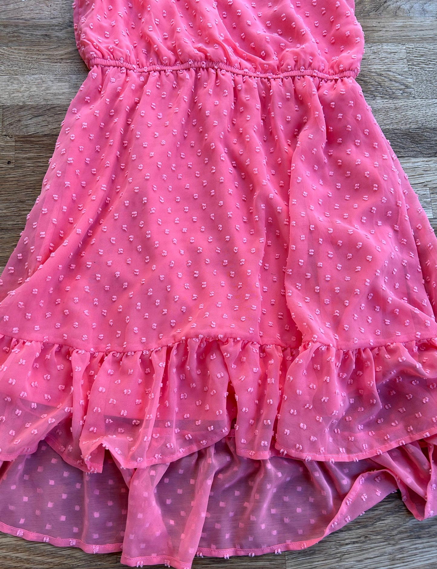 Pink Hi-Low Dress (Pre-Loved) Size 14 - Ava & Yelly