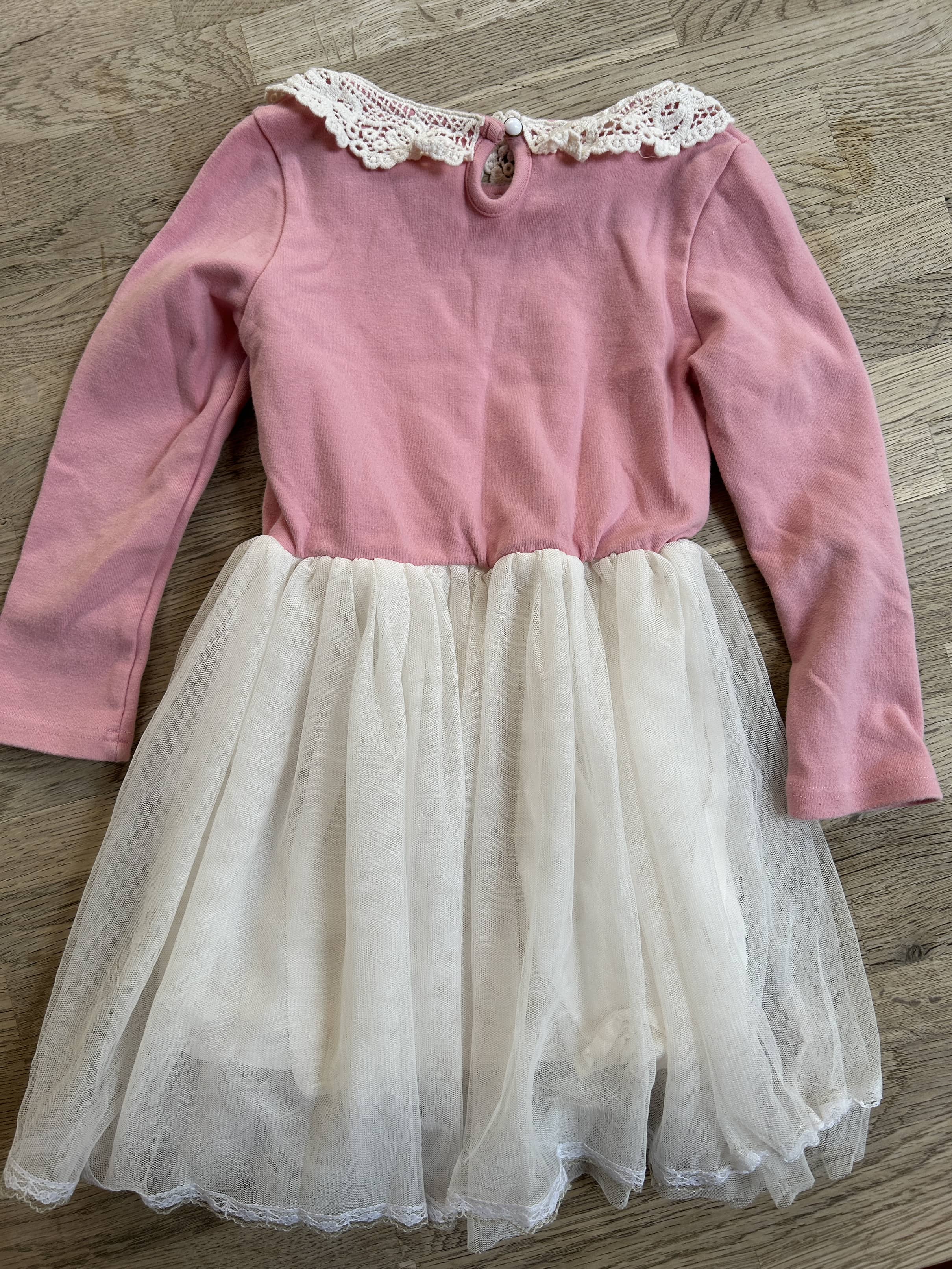 Pink Collared Dress (Pre-Loved) Size 4/5t (Repair Shop)