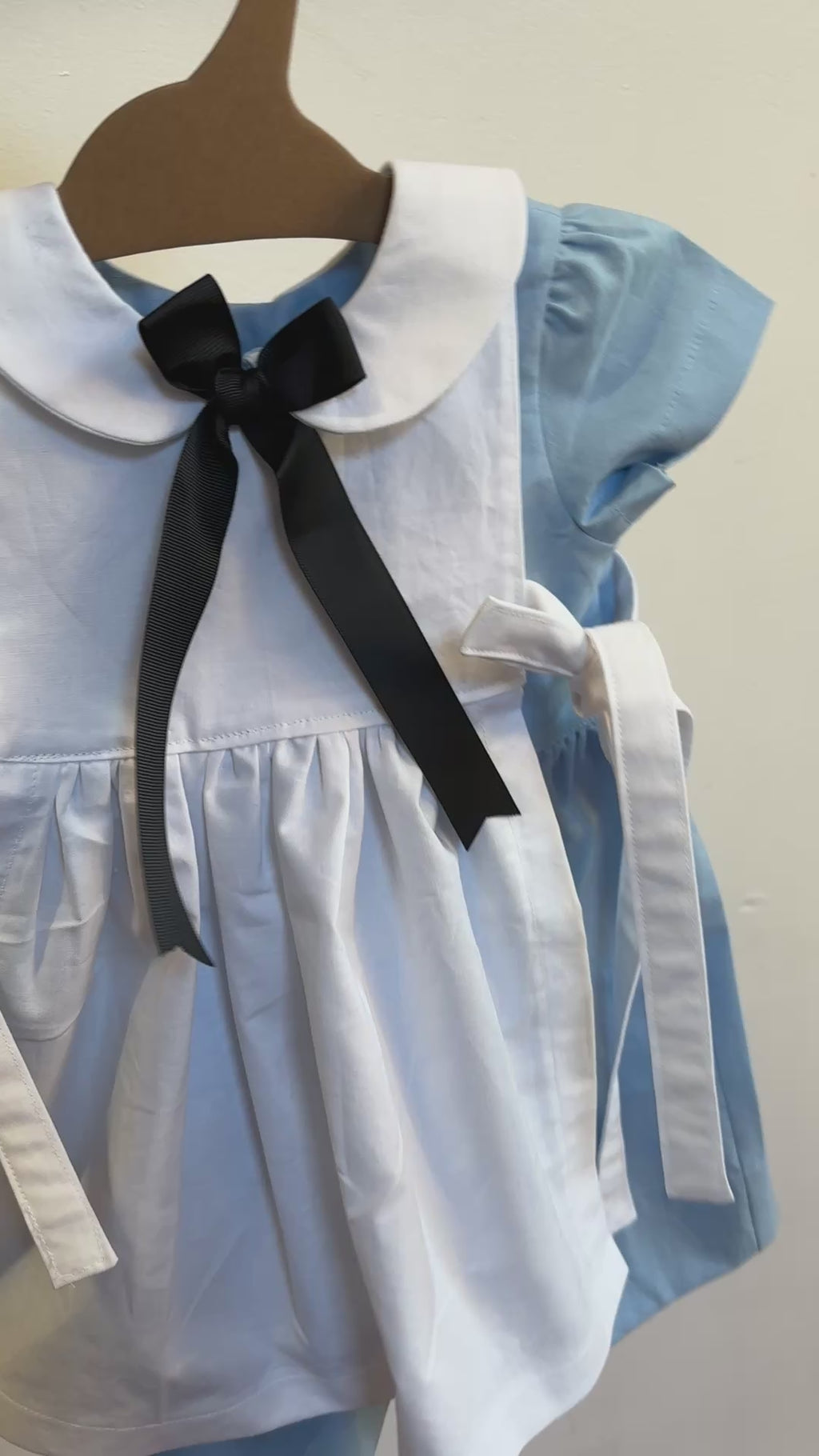 Alice in Wonderland Inspired Dress + Pinafore Apron (MADE TO ORDER)
