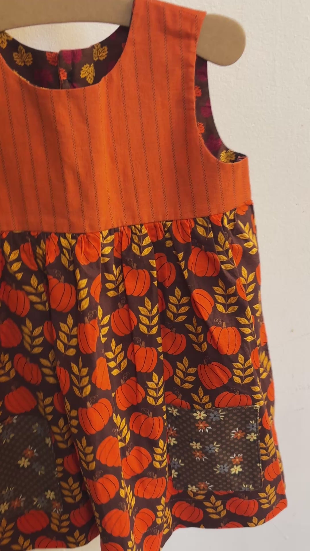 Little Pumpkin Dress with Pockets | Size 4t
