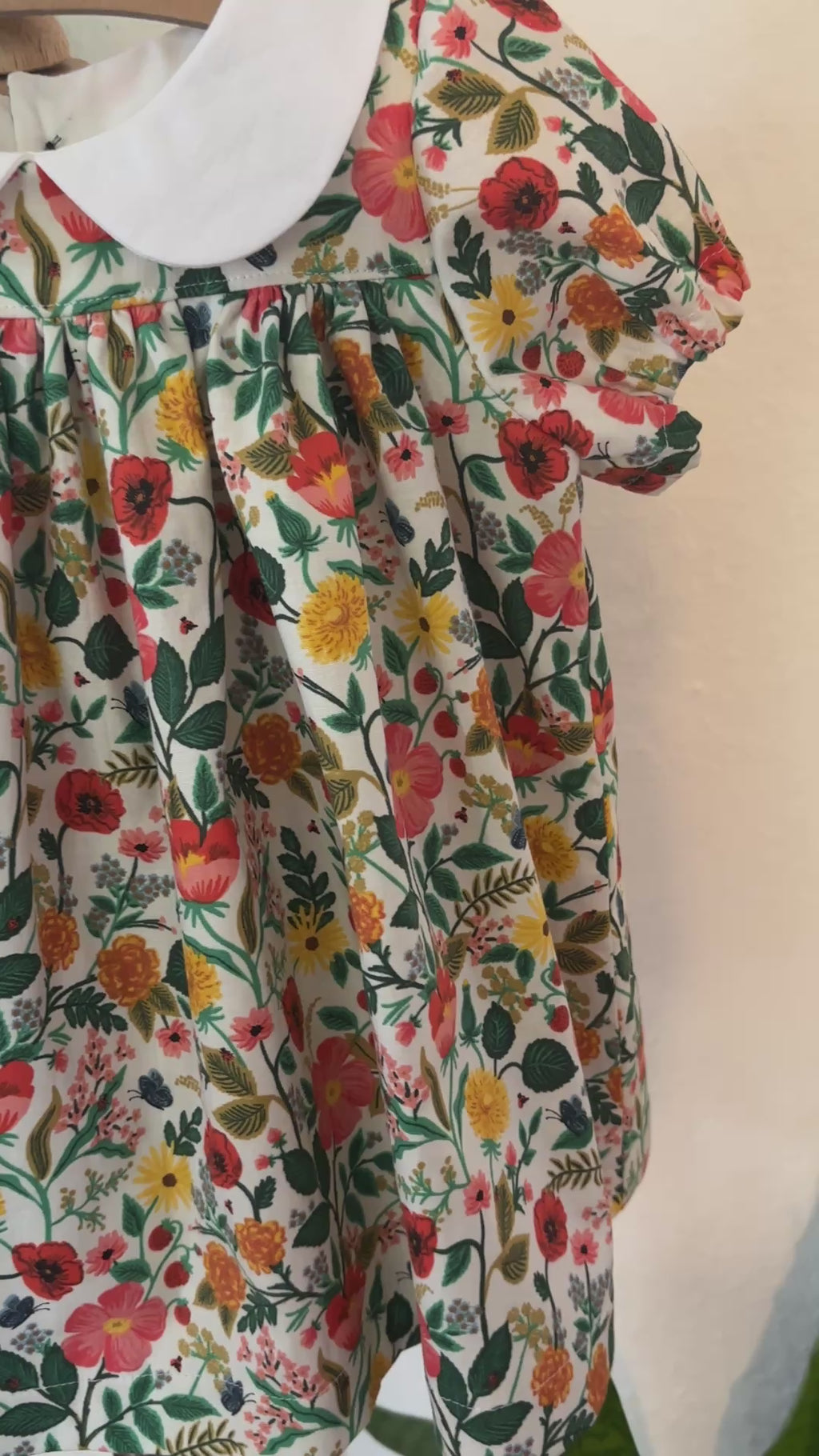 Little Wild Strawberries Dress | Made to Order