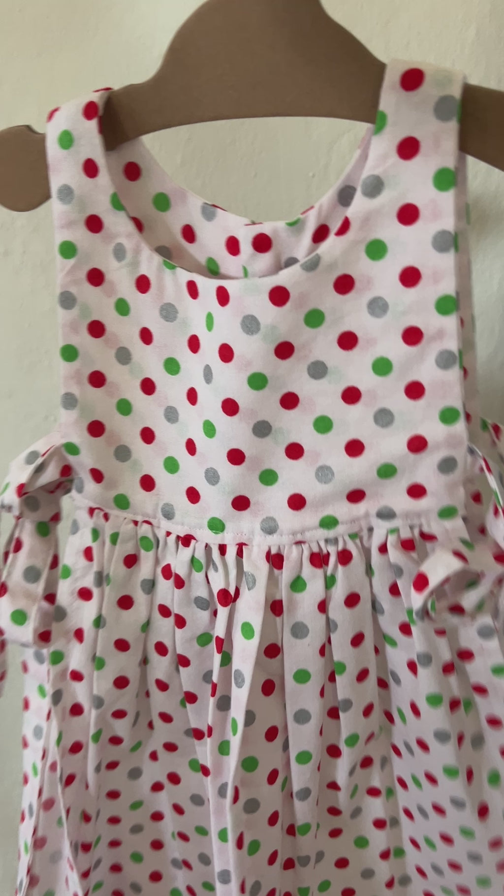 Holiday Aprons | Pinafore Apron with Ties | Size 3t