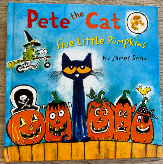 Pete the Cat - Five Little Pumpkins - James Dean