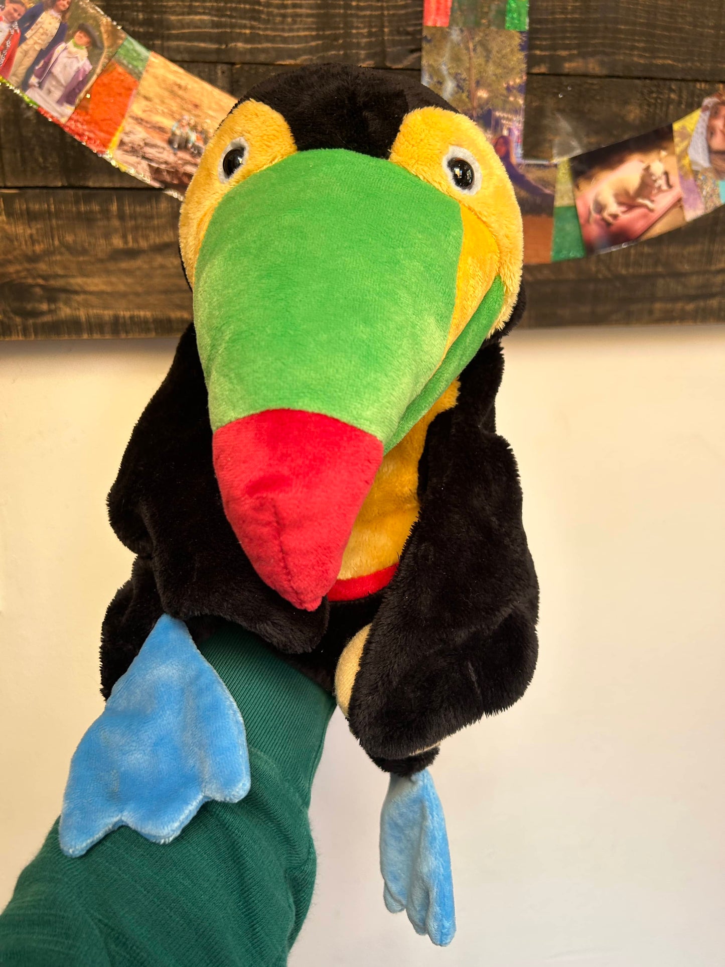 Gund - Polly Wants a Cracker - Vintage Toucan Puppet (Pre-Loved)