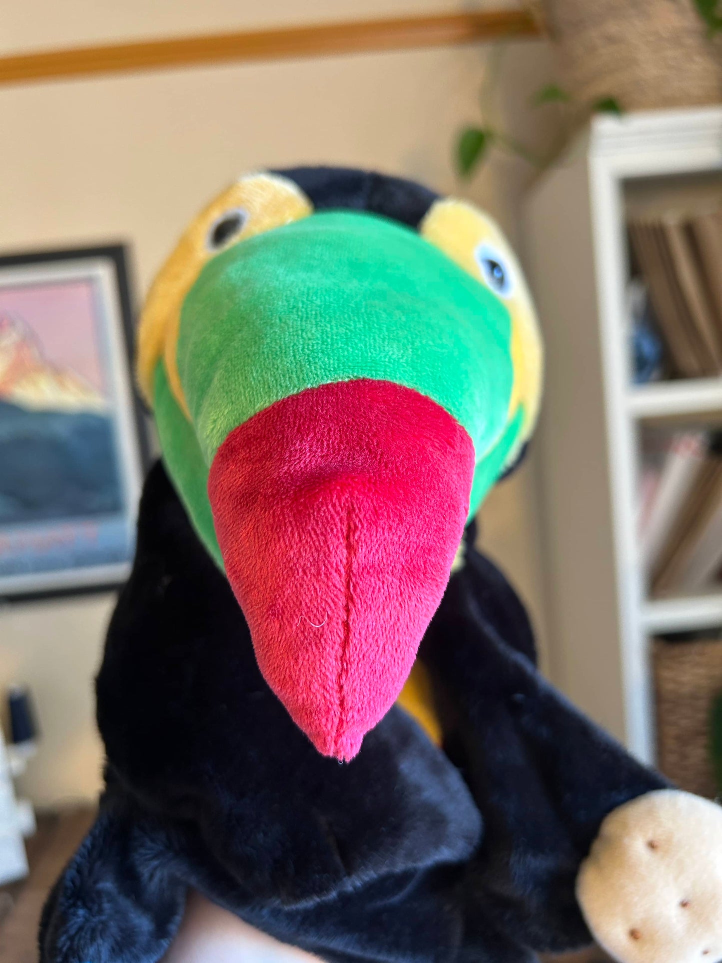 Gund - Polly Wants a Cracker - Vintage Toucan Puppet (Pre-Loved)