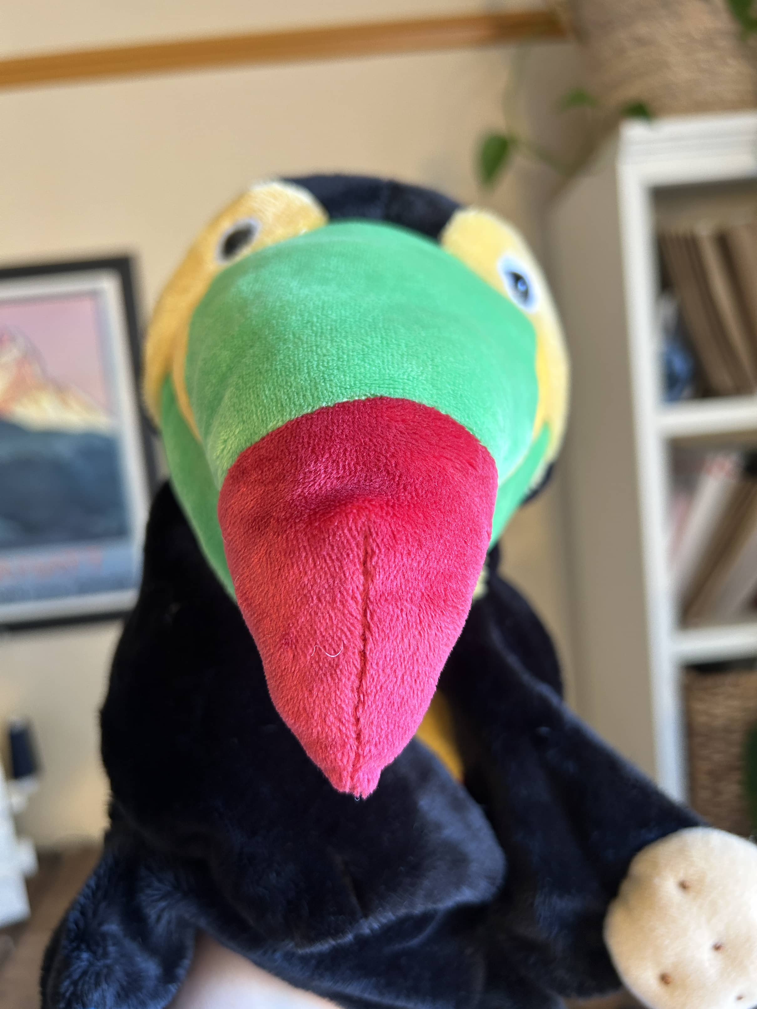 Gund - Polly Wants a Cracker - Vintage Toucan Puppet (Pre-Loved)