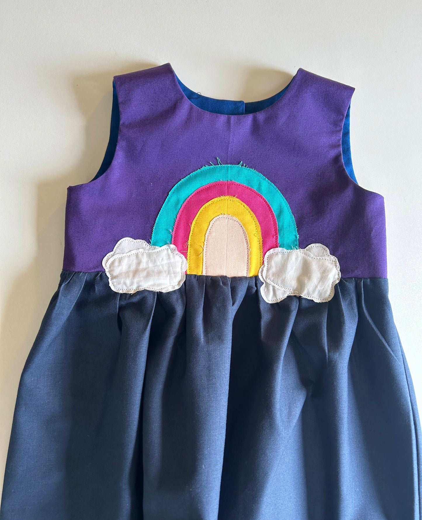 Rainbow Applique Dress (SAMPLE) Size 4