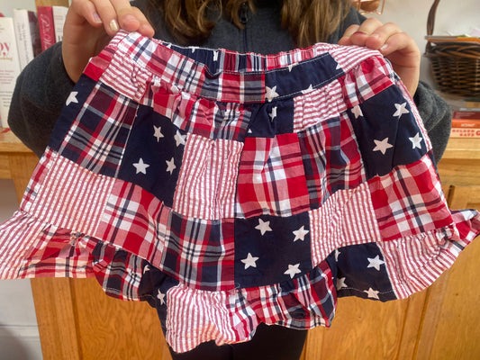 Red, White and Blue Stars - Elastic Skirt Size 2t by Gymboree