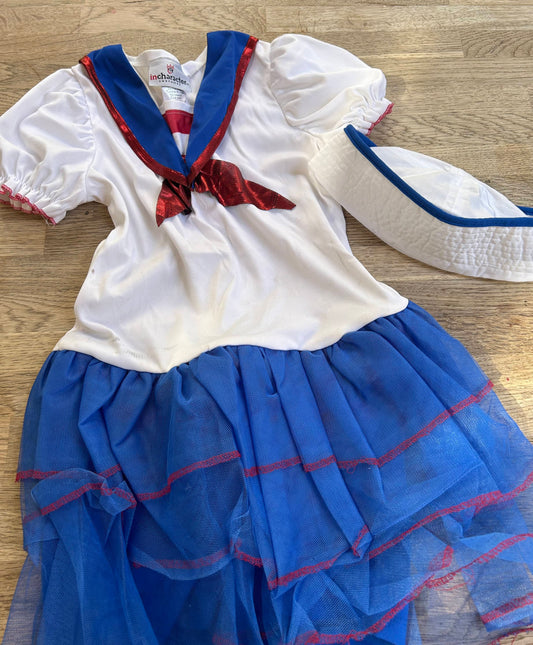 Spirit - Kids Costume - Sweetheart Sailor Costume (Pre-Loved) Size Small/6