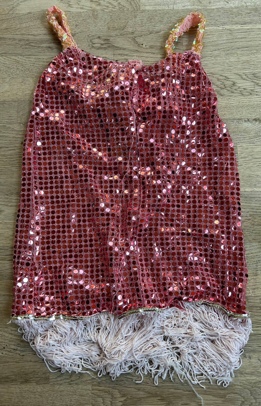 Pink Sequin Dress (Pre-Loved) Size Small - 4/5t