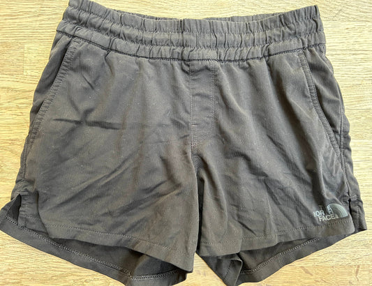 Black Lined Athletic Shorts (Pre-Loved) Size M - 10/12 - North Face