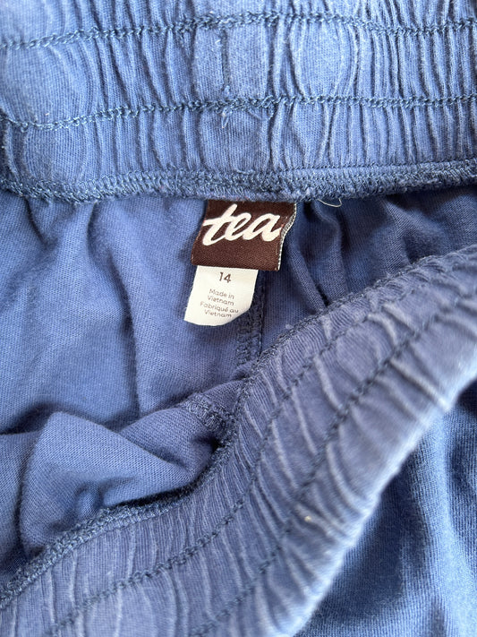 Blue Striped Shorts (Pre-Loved) Size 14 - Tea Collection