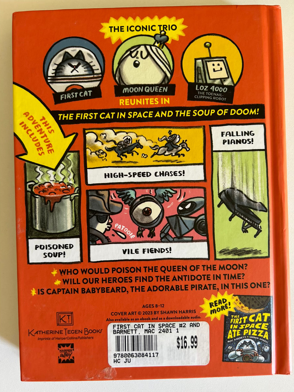 The First Cat in Space and the Soup of Doom - Mac Barnett & Shawn Harris