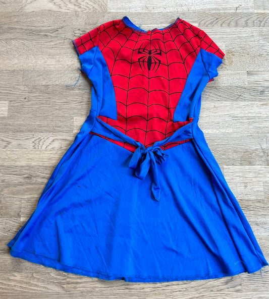 Blue Spiderman Dress (Pre-Loved) Size 4-6