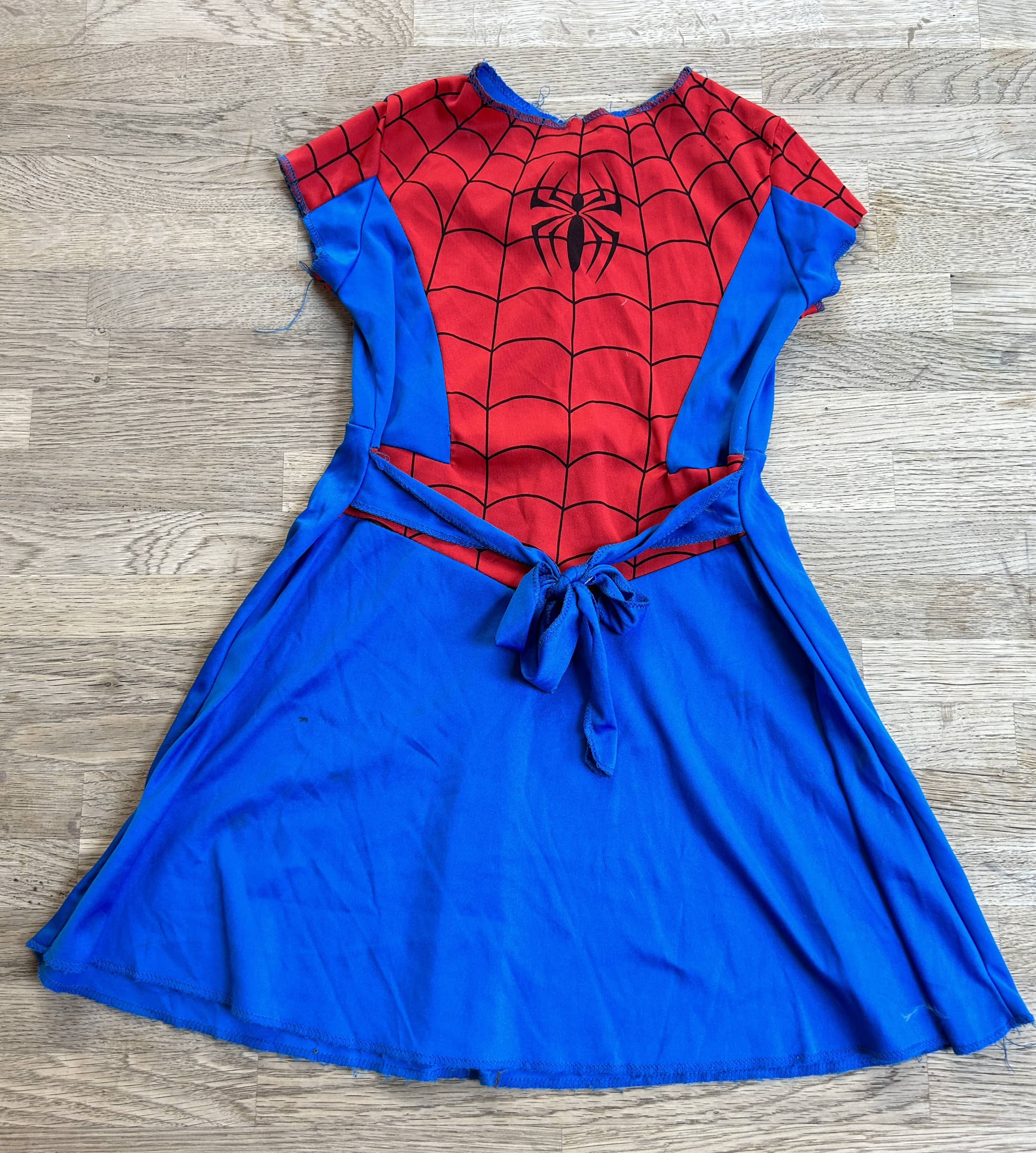 Blue Spiderman Dress (Pre-Loved) Size 4-6