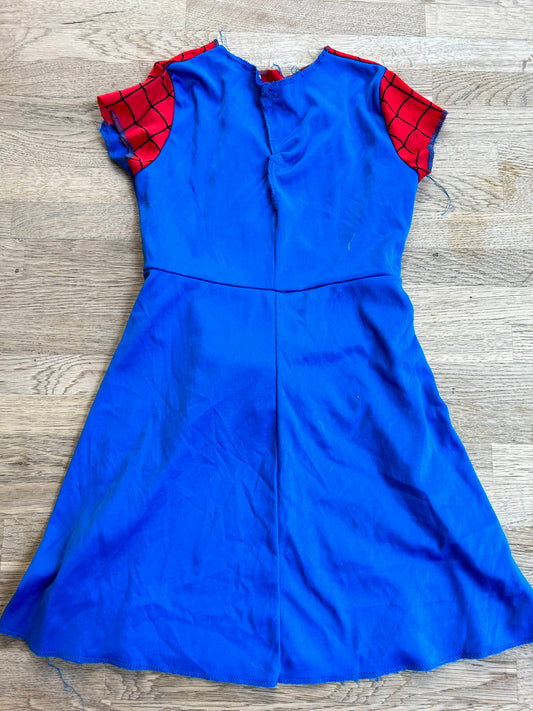 Blue Spiderman Dress (Pre-Loved) Size 4-6