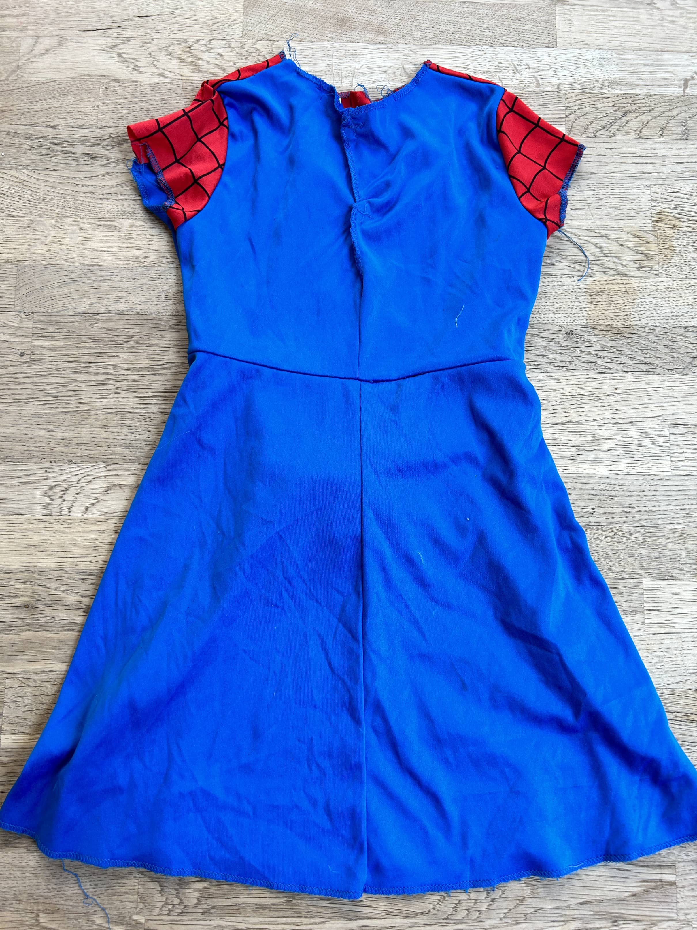 Blue Spiderman Dress (Pre-Loved) Size 4-6