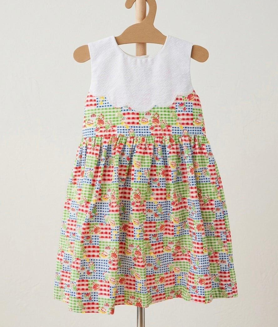Red Picnic Plaid Summer Dress | Made to Order