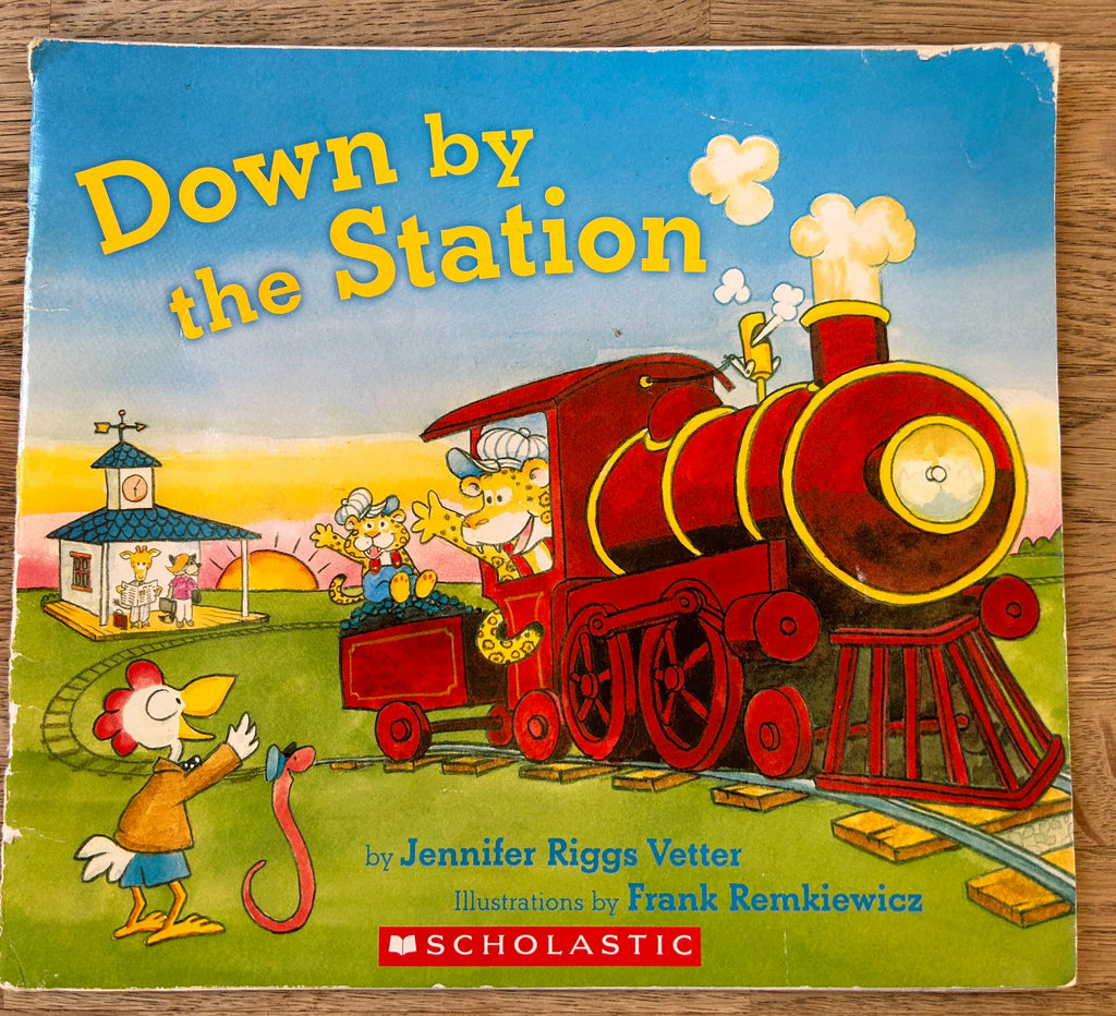 Train Lovers Set - Down By the Station Book + Props (Pre-Loved)