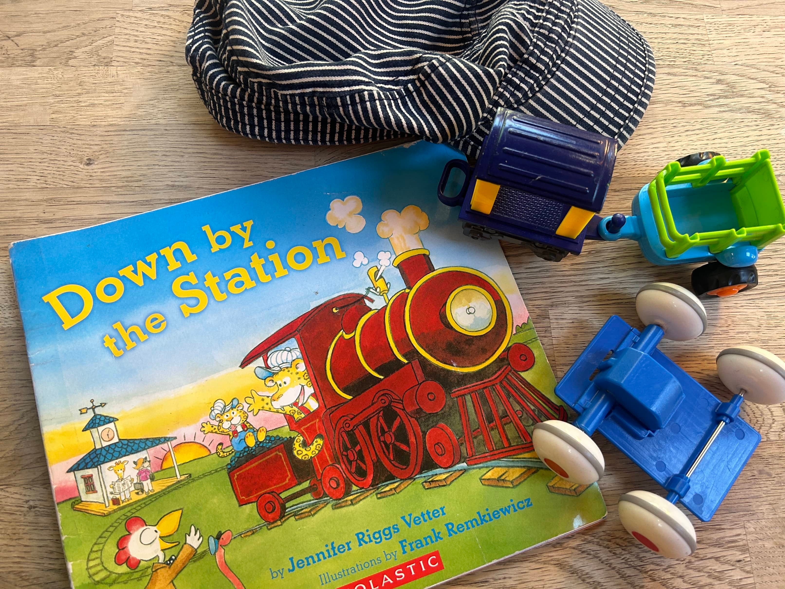 Train Lovers Set - Down By the Station Book + Props (Pre-Loved)