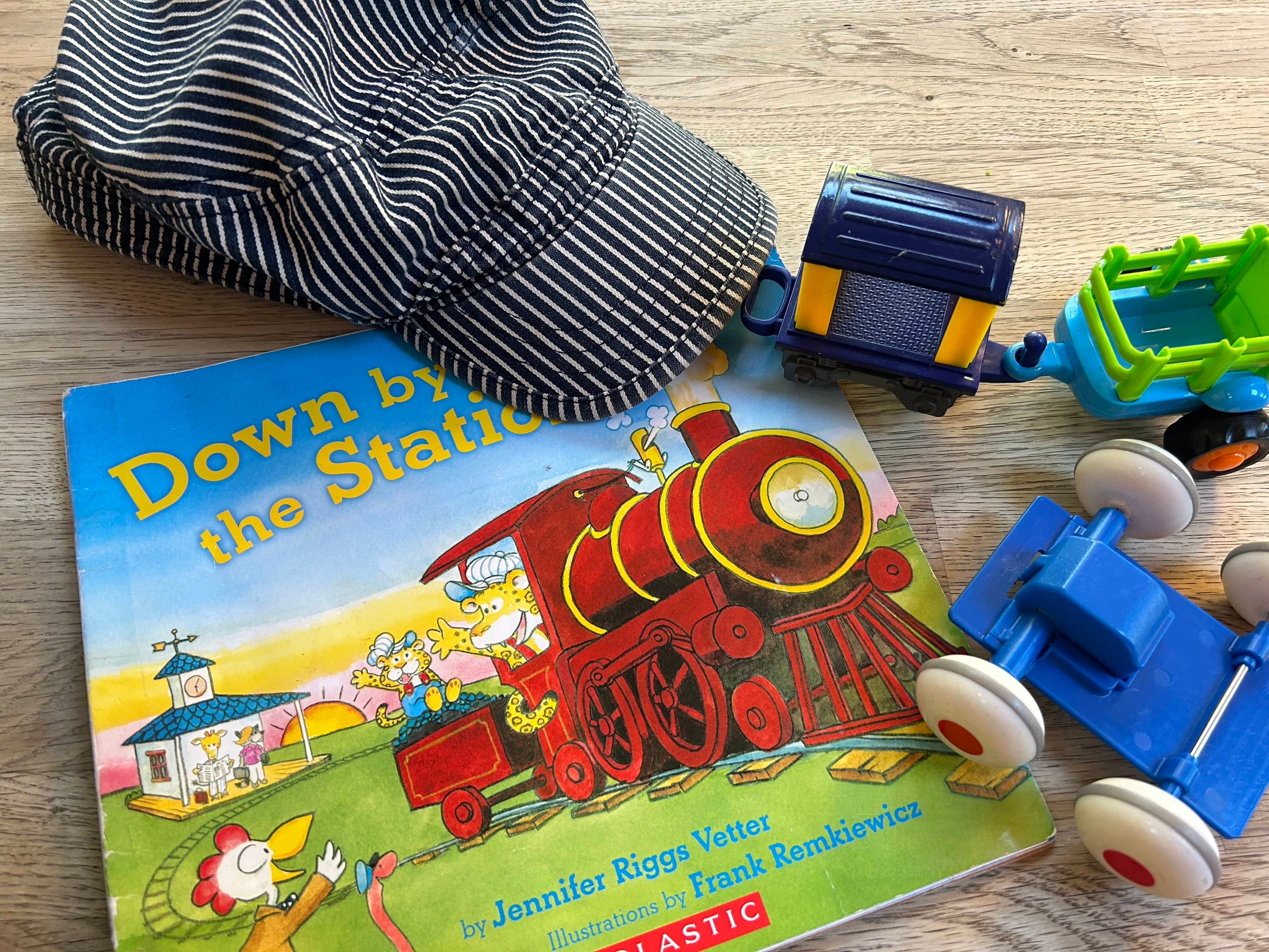 Train Lovers Set - Down By the Station Book + Props (Pre-Loved)