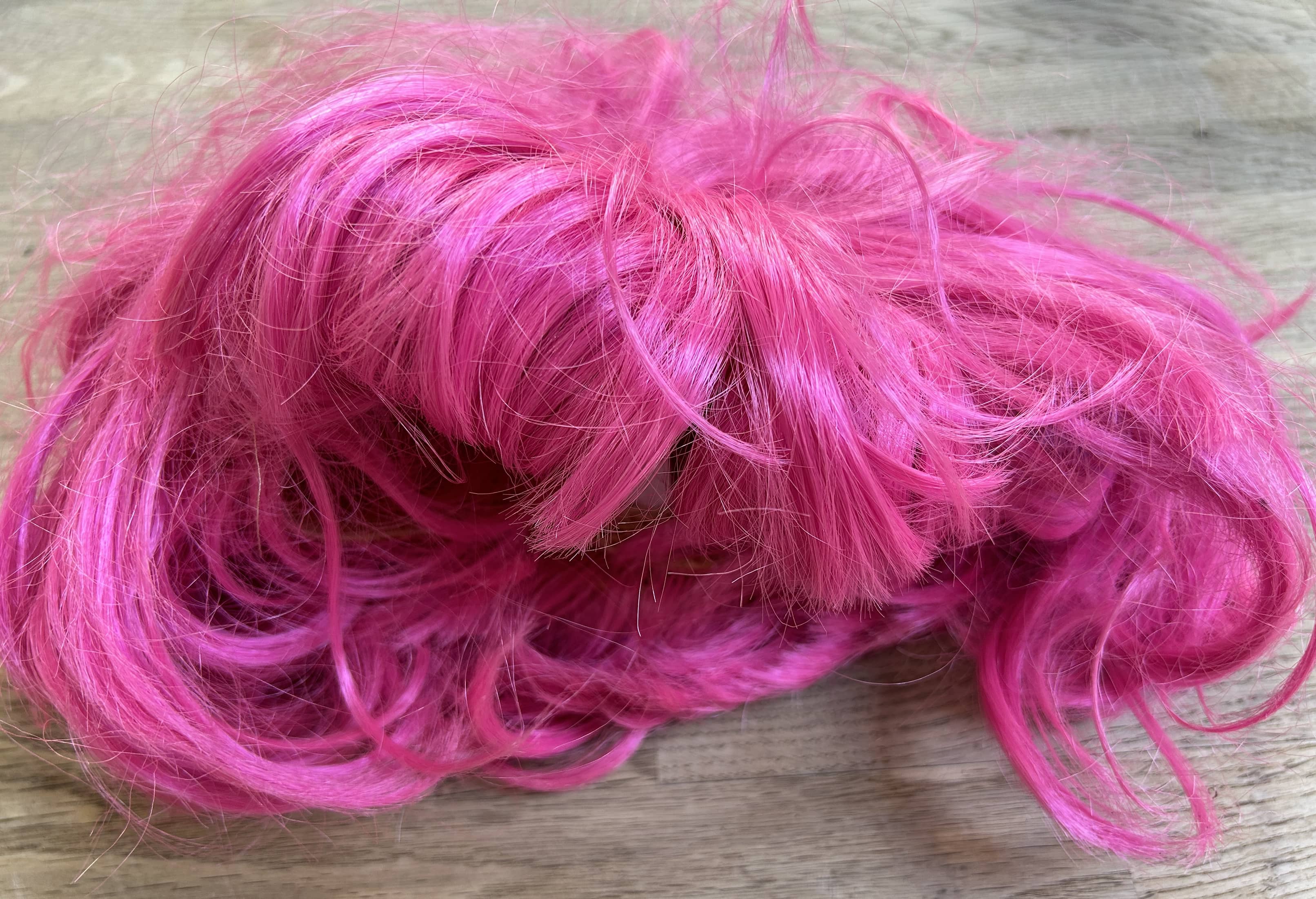 Child - Pink Wig with short hair, bangs (pre-loved)