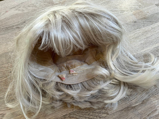 Short Blonde Wig with Bangs (Pre-Loved)