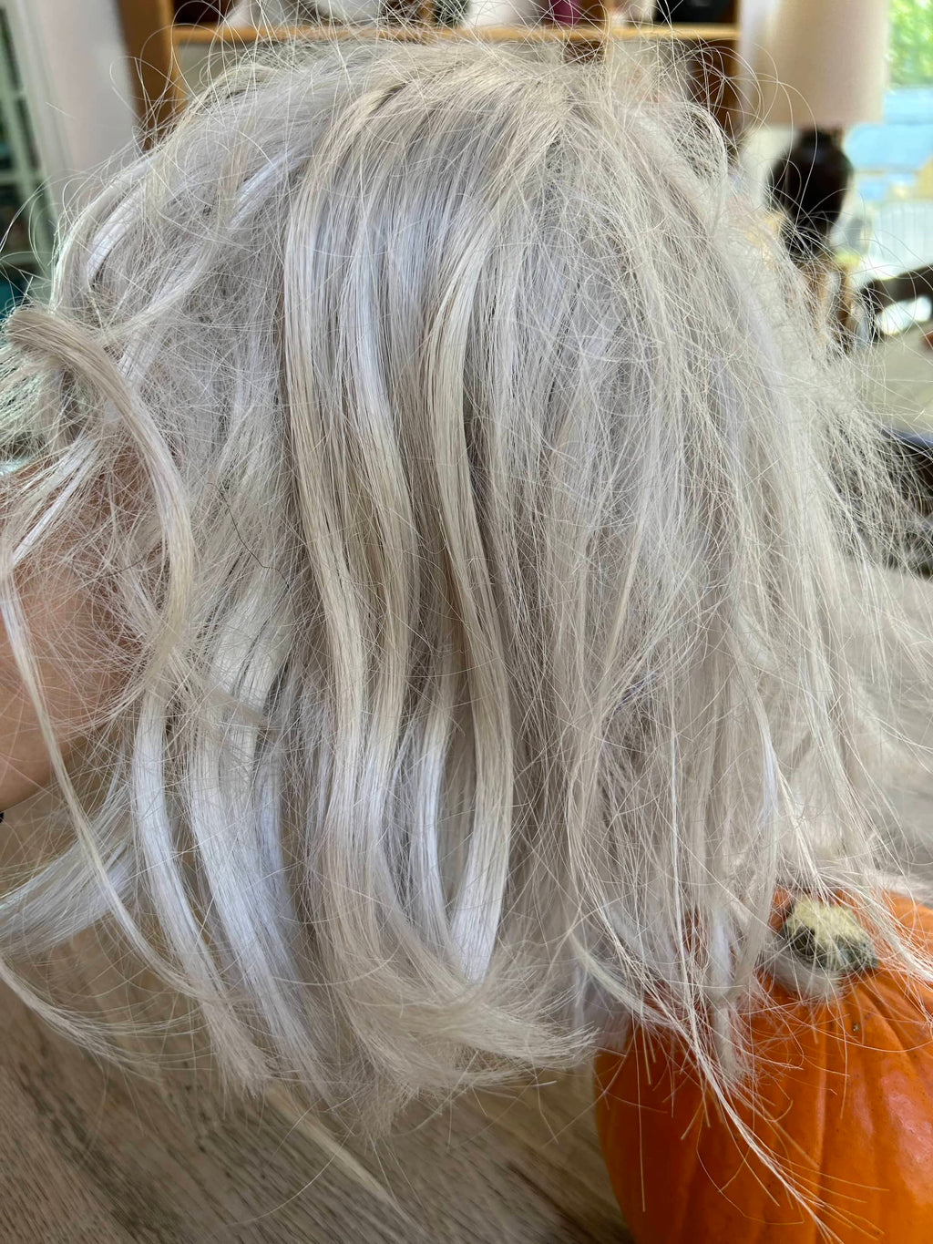 Short Blonde Wig with Bangs (Pre-Loved)