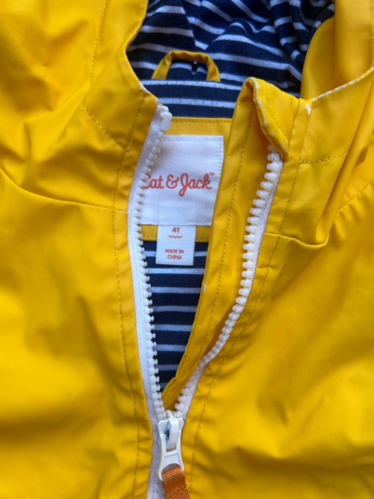 Yellow Raincoat (Pre-Loved) Size 4t - Cat & jack