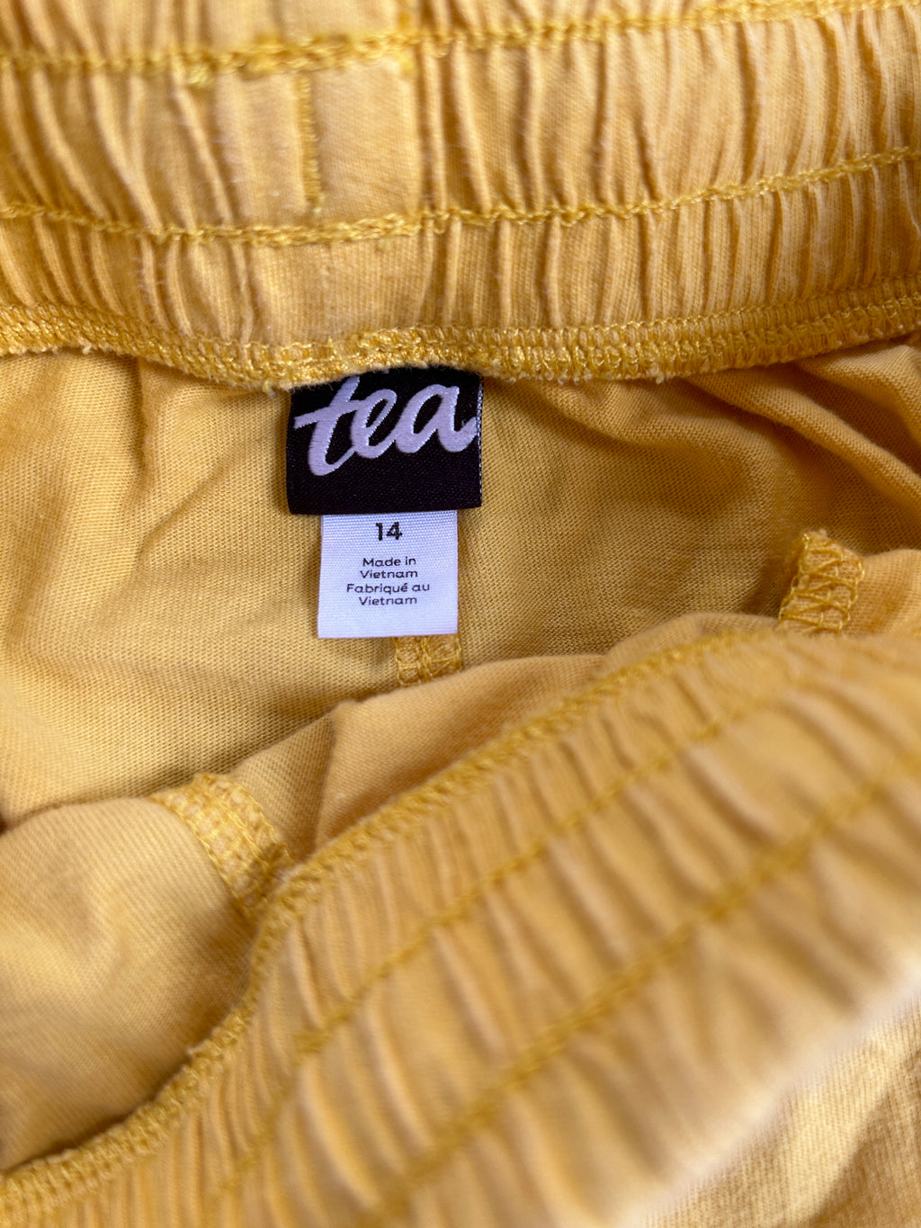 Yellow Shorts (Pre-Loved) Size 14 - Tea Collection
