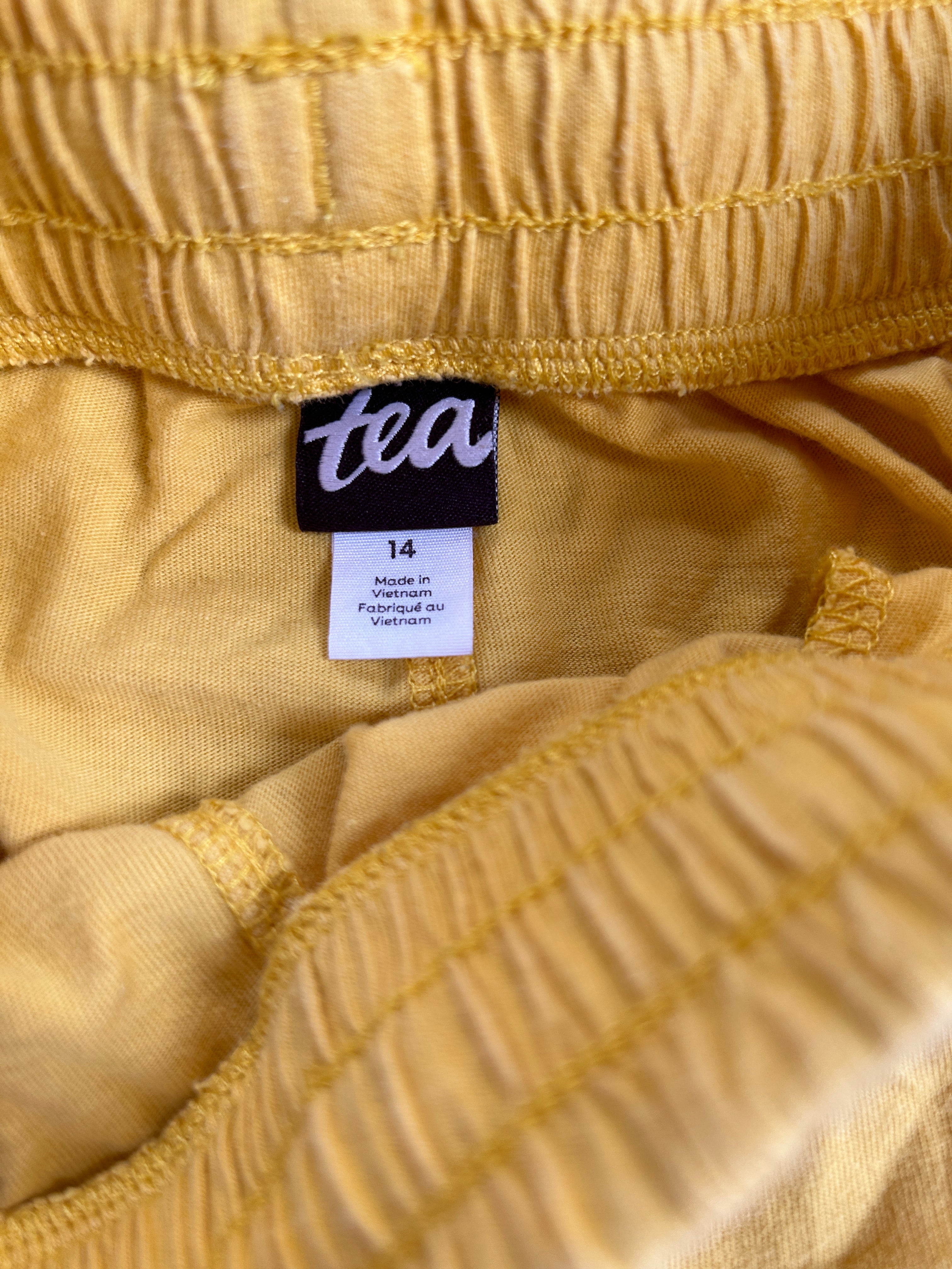 Yellow Shorts (Pre-Loved) Size 14 - Tea Collection