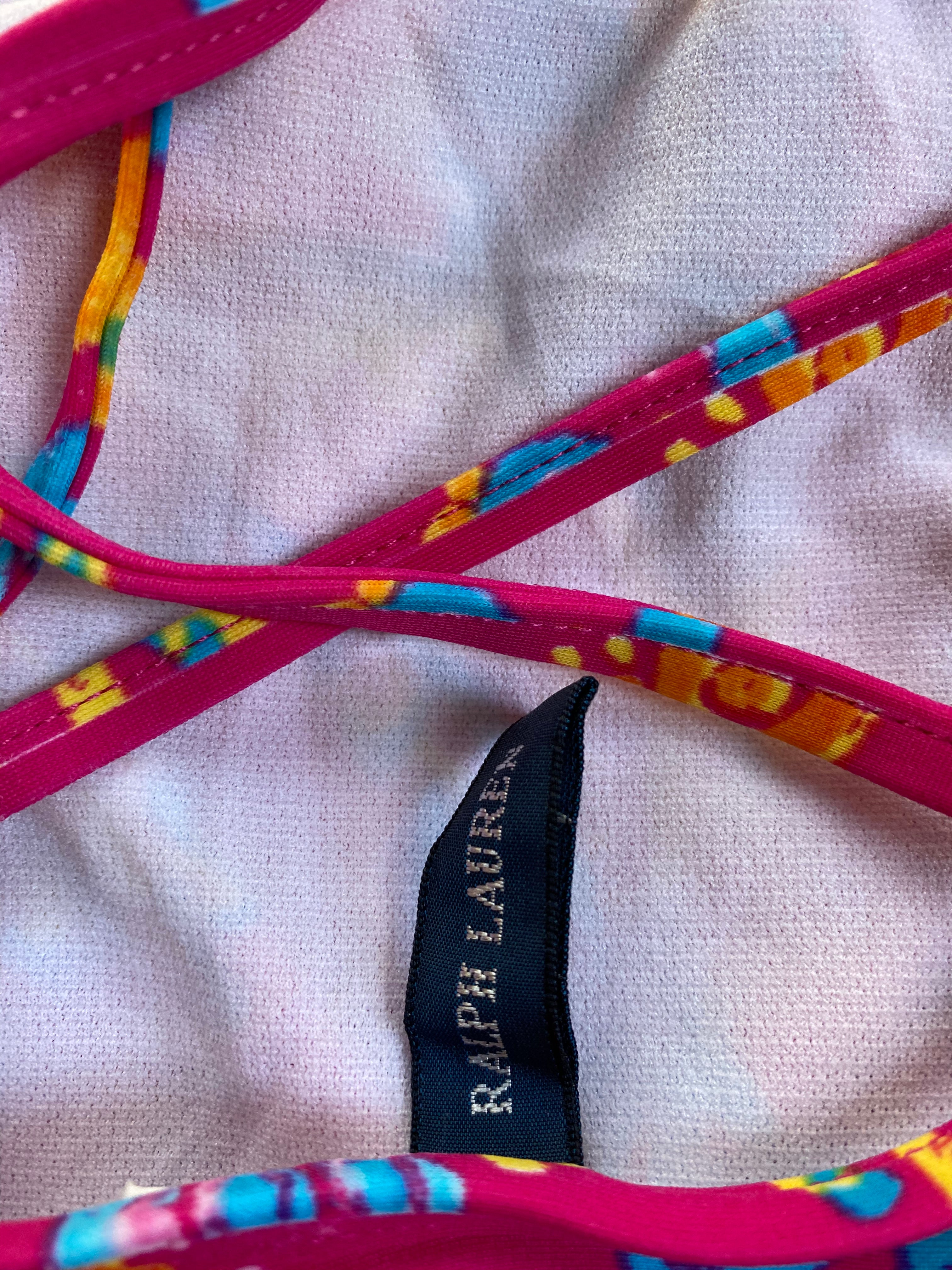 Pink Floral Bathing Suit by Ralph Lauren - 12mo (Pre-Loved)