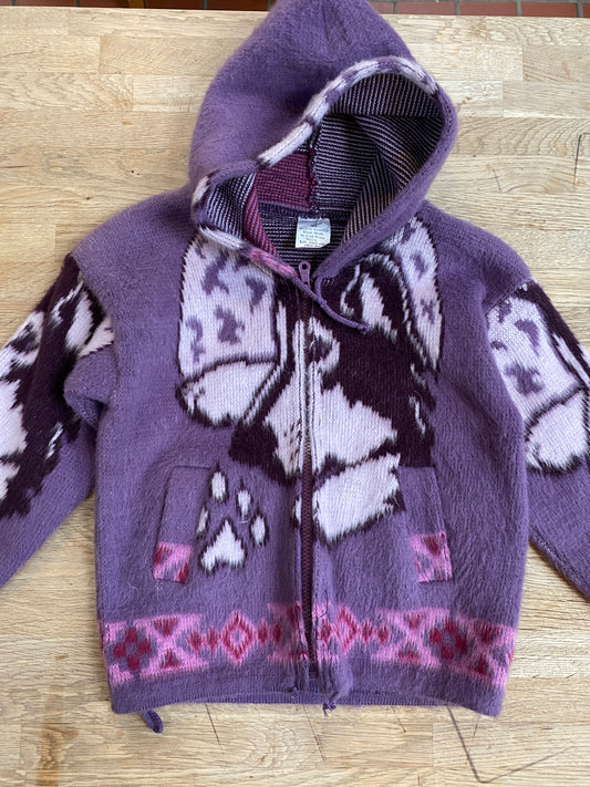 Purple Wolf Sweater - Size 6