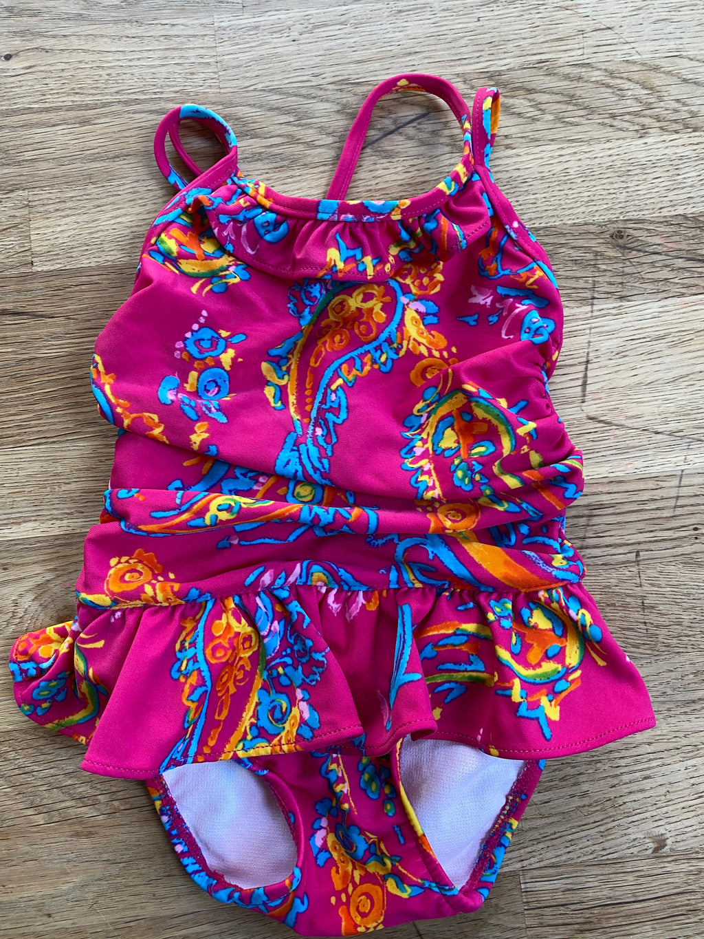 Pink Floral Bathing Suit by Ralph Lauren - 12mo (Pre-Loved)