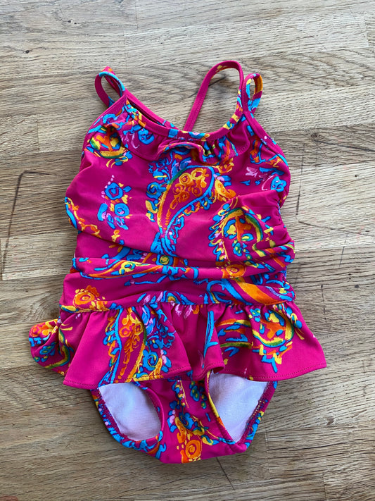 Pink Floral Bathing Suit by Ralph Lauren - 12mo (Pre-Loved)