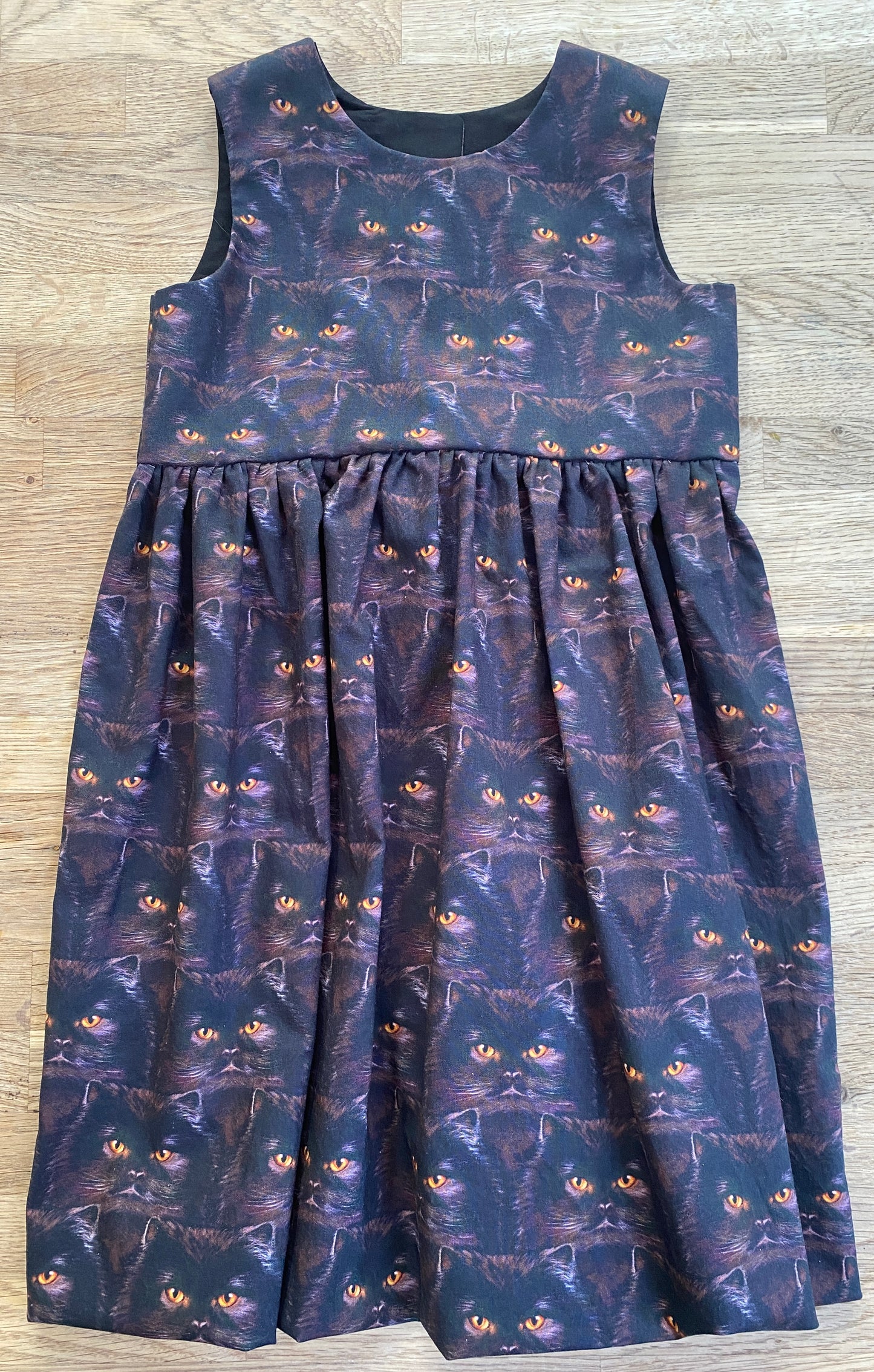 Black Cat Dress (MADE TO ORDER)