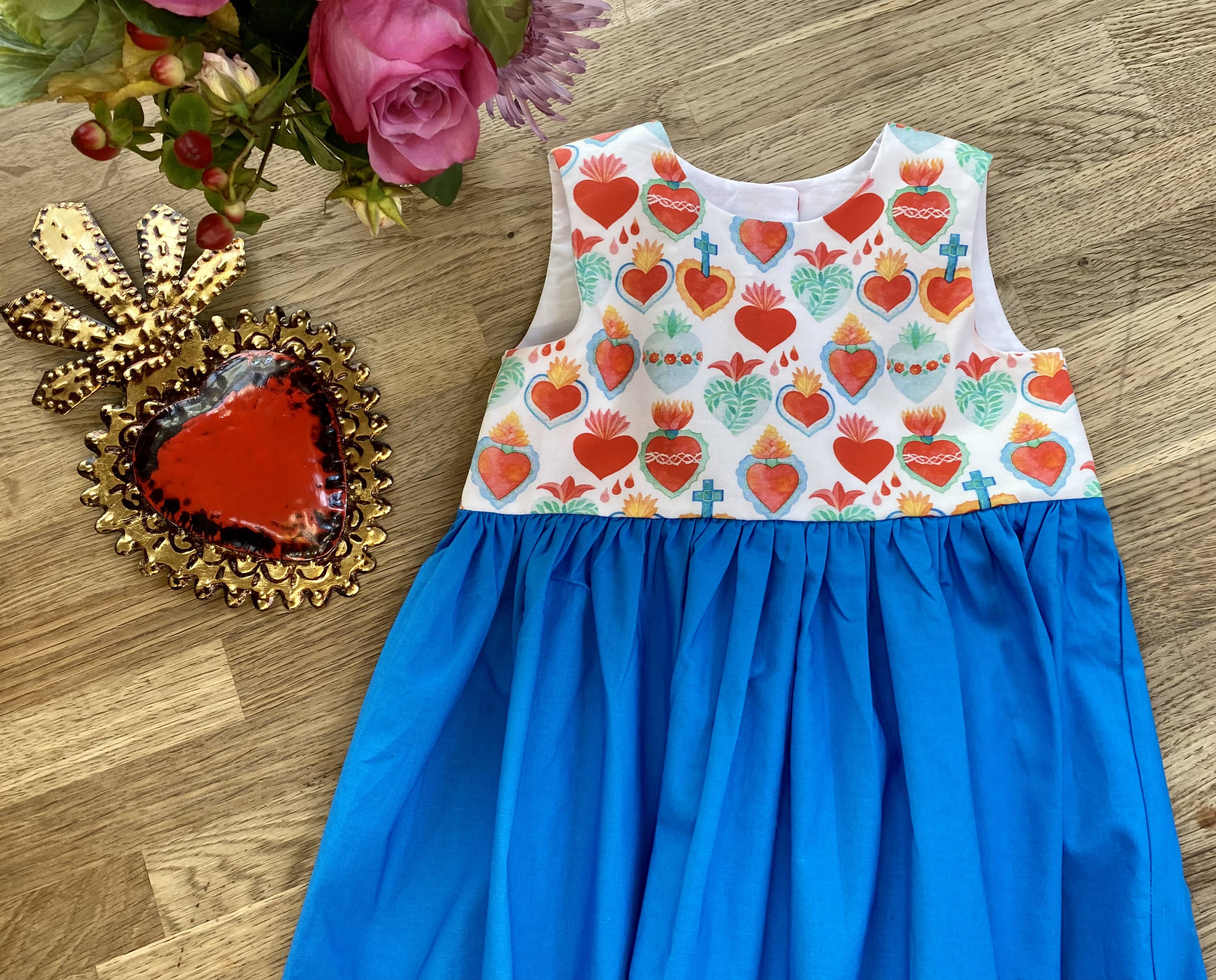 Blue Corazon Dress (NEW) Size 3t - Ready to Ship
