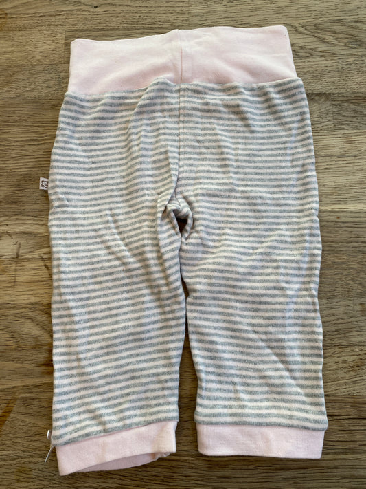 BOB der Bar Striped Pants with Heart Knees (Pre-Loved) Size 3-6 Months